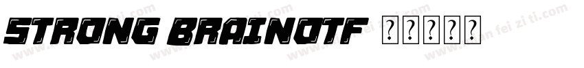 strong brainotf字体转换
